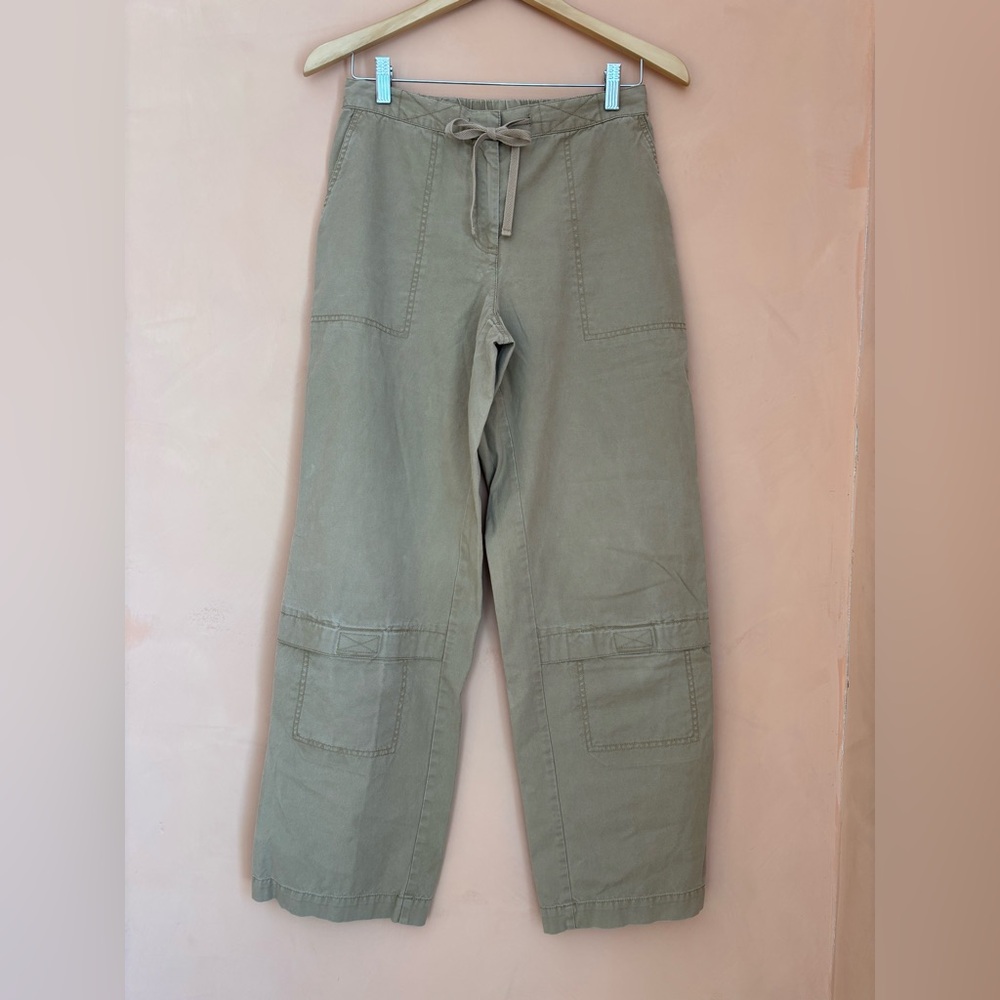 J. Jill Tan Wide-Leg Pants